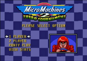 Micro Machines 2 - Turbo Tournament Title Screen